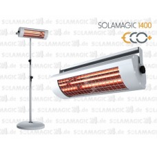 Infrarot-Heizstrahler Solamagic 1400 ECO + inkl. rundem Sockel-Stativ